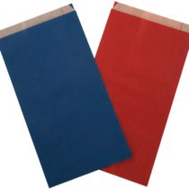Apli 101651 250 Envelopes Gift Pouches, 11cm x 5cm x 21cm, Kraft Red