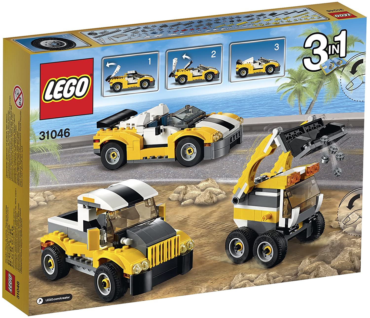 LEGO Creator 31046: Fast Car Mixed - Image 2
