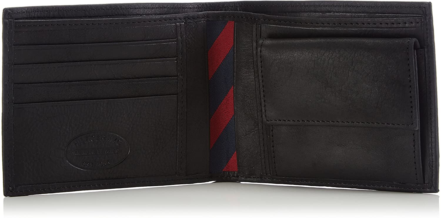 Tommy Hilfiger Men's Johnson Cc and Coin Pocket Am0am00659 Wallets, Black (Black), OS - Image 4
