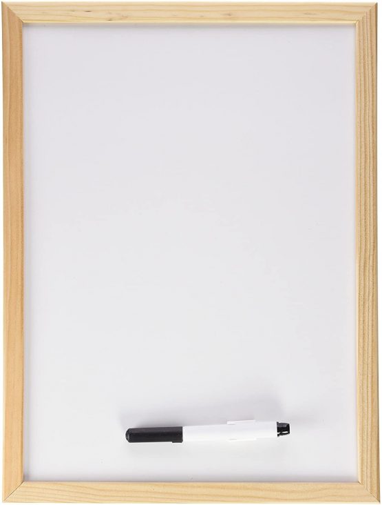 Makro Paper PM601 Whiteboard with Wooden Frame 30 x 40 cm