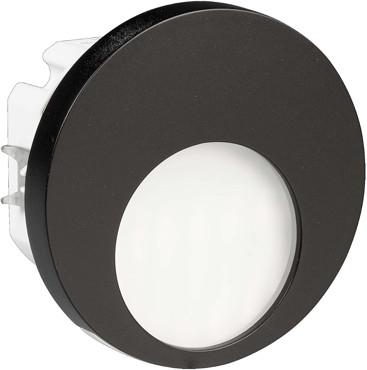 LEDIX 02-221-61 LED Wall Light, Aluminium, Black, 7.3 x 7.3 x 4.2 cm, 7,3 x 7,3 x 4,2 cm