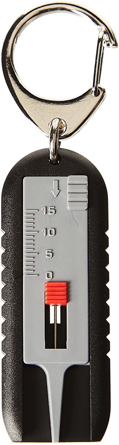 hr-imotion tire tread gauge incl. Cleaning pen for wiper nozzles [Made in Germany