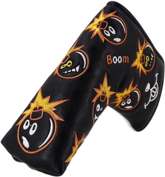 BIG TEETH Golf Blade Putter Head Cover Ping-type Magnetic Club Protector Bomb For Scotty Cameron Taylormade Odyssey Headcover - Image 2