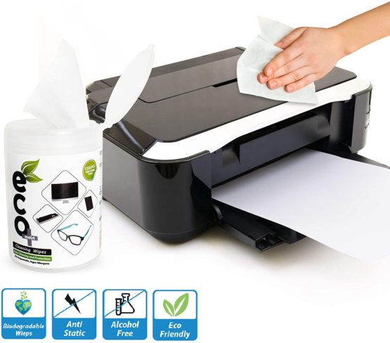 Ecomoist Cleaning Wipes LCD LED Plasma TV PC Notebook Monitors Mobile Phones Tablet Keyboard Touchscreen Lens Wipes Eyeglass Optical Cleaner (150 Wipes) Eco Friendly - Image 3