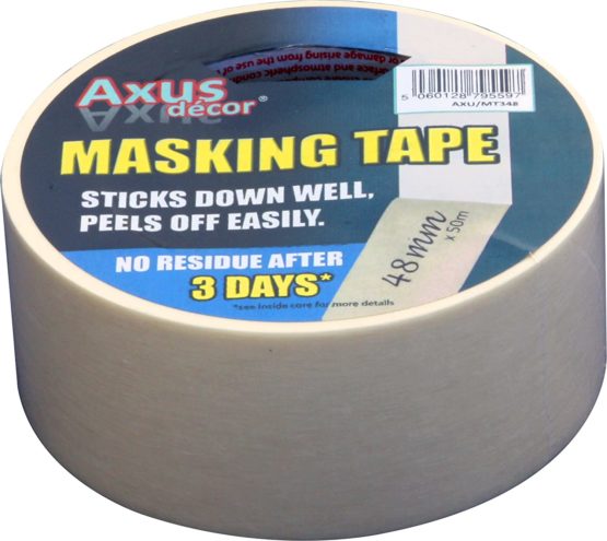 Axus Decor AXU/MT348 Masking Tape, 48mm x 50m