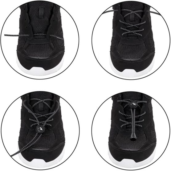 EVEREST FITNESS Elastic Laces Sports No Tie Shoe Laces Adjustable With Quick Release Fasteners For Kids, Adults, Running, Cycling & Exercise - Image 3