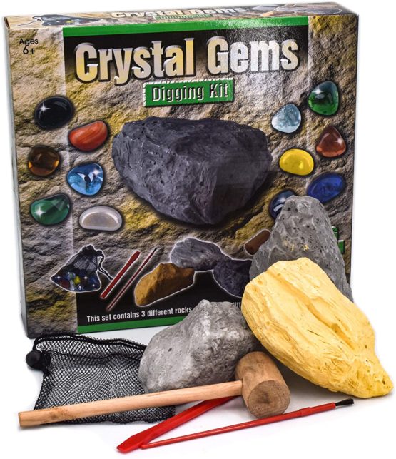 Crystal Gemstones Excavation Digging Kit | Science Kits for Kids