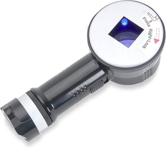 CARSON Optical Led/Uv Lighted Loupe Magnifying, Black, 11,5X - Image 2