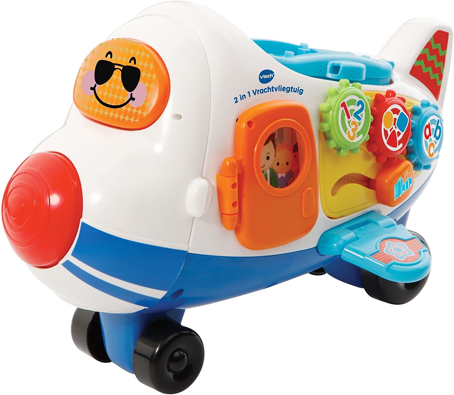Vtech 80-503123 Toet Wagon Cargo Plane (In Dutch), Multicoloured