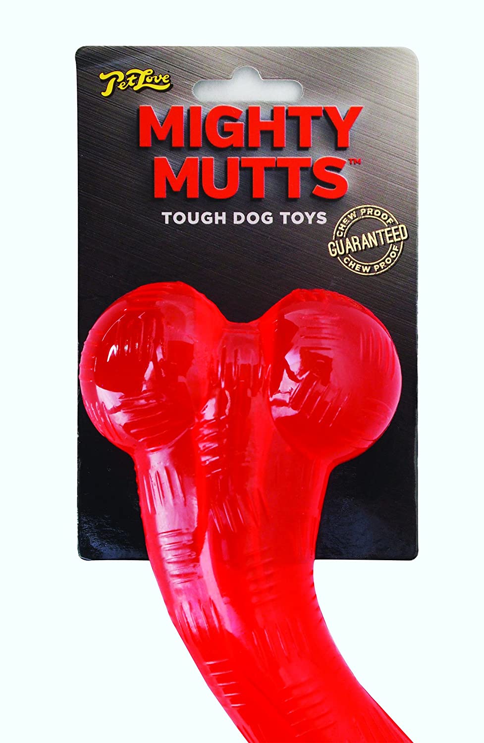 PetLove Mighty Mutts Extra Tough Dog Toy, Stuff with treats and spreads