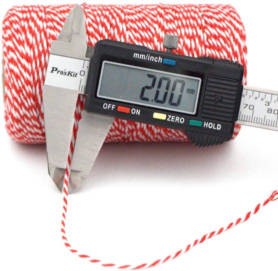 200M Red and Green String Twine, Craft Cotton Thread Durable Twine Perfect for Baking, Butchers, DIY Crafts and Handmade Arts - Image 3