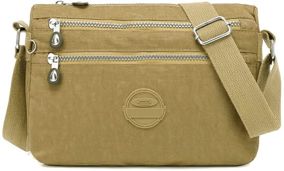 GFM® Womens Nylon Waterproof Cross Body Shoulder Bag (NCB-11)