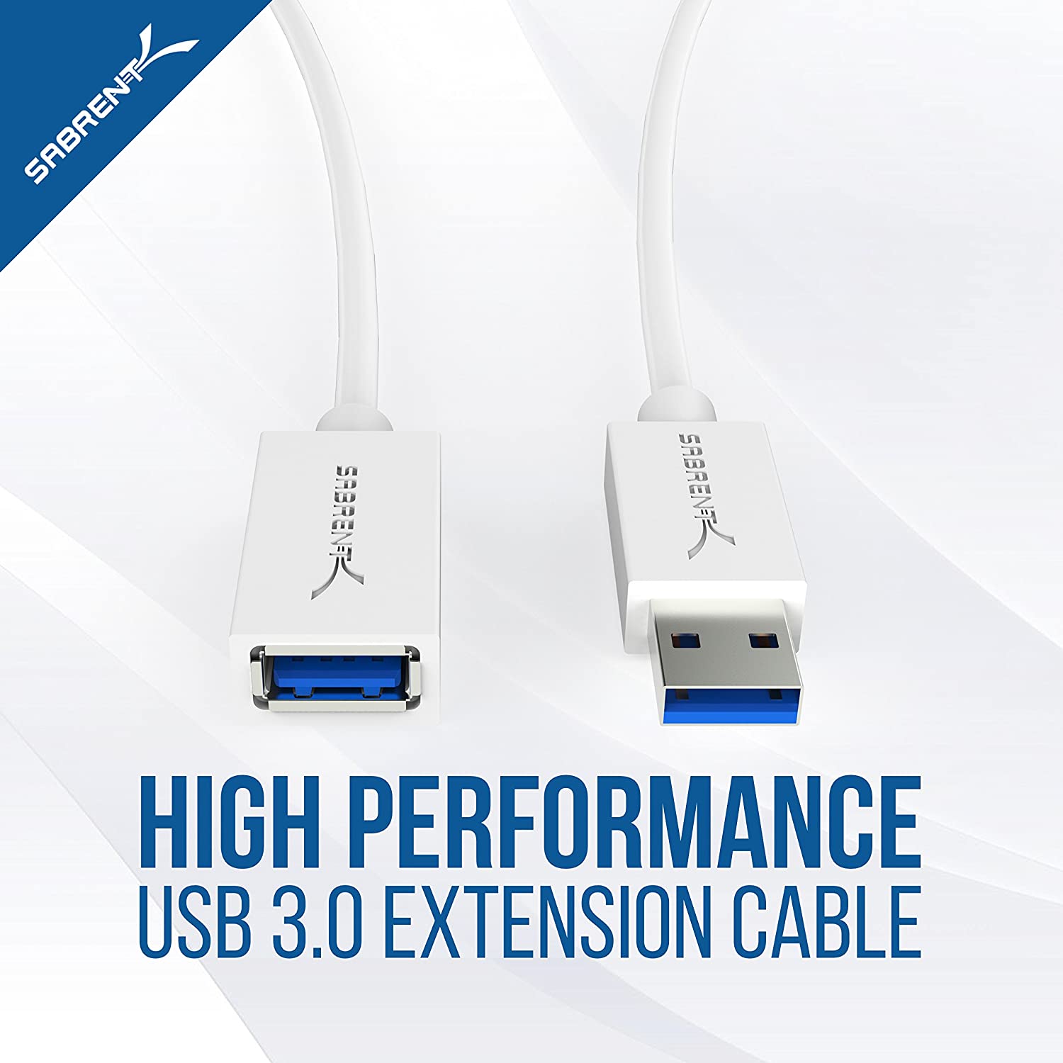 SABRENT USB Extension Cable 3M, USB A 3.0 Male to Female - Image 2
