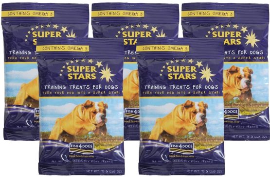 Fish 4 Dogs Super Star Training Treats, 150g, Pack of 3
