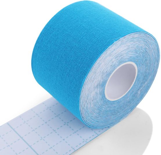 Blue Physical Therapy Tape, Muscle Tape for Pain Relief and Injury