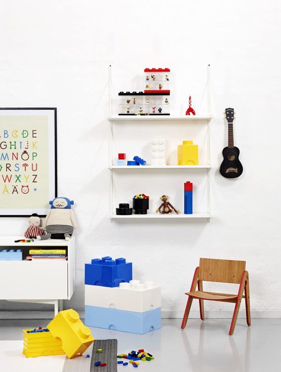 Room Copenhagen Storage Brick "Lego" with Knob, Yellow - Image 2
