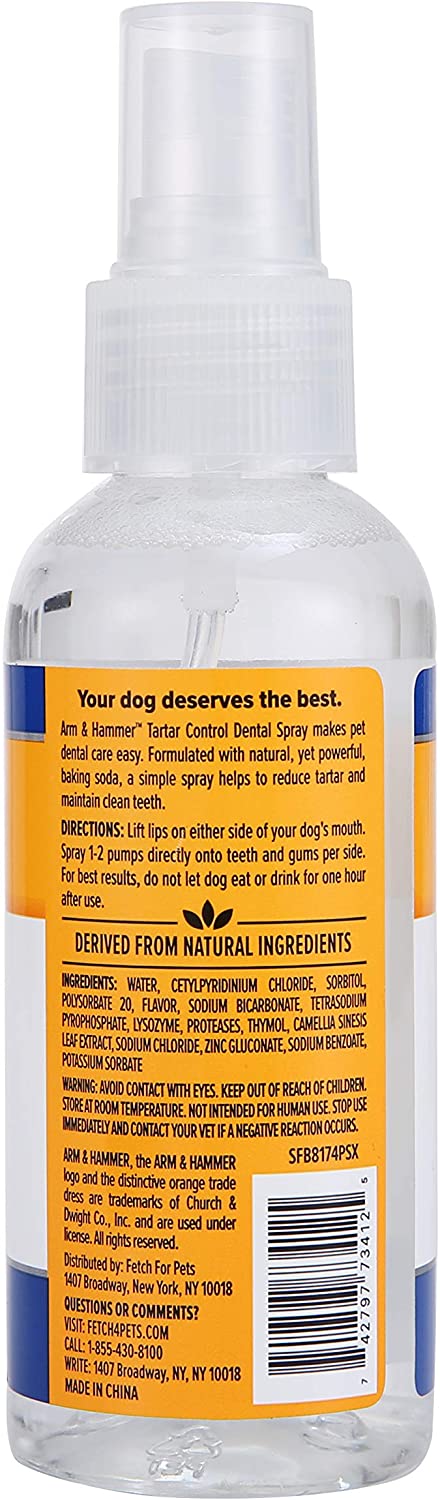 The Company of Animals ARM & HAMMER Dental Spray Clear, 118 ml (Pack of 1) - Image 2