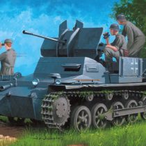 Hobbyboss 80147" Flakpanzer IA with Ammo Trailer Model Kit, 1:35 Scale