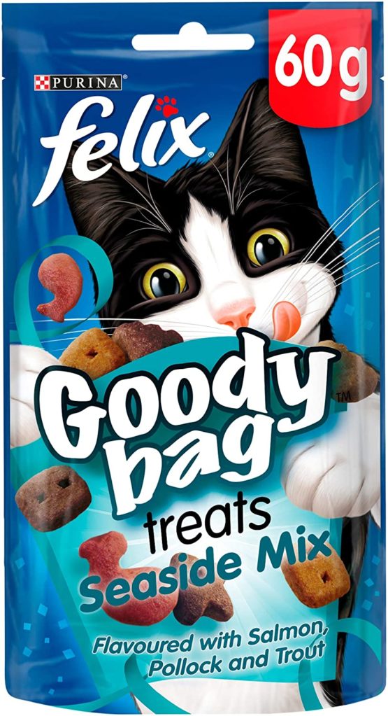 Felix Goody Bag Cat Treats Seaside Mix 60g (Pack of 8)