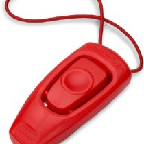 The Company of Animals Whizzclick, Clicker and Whistle Combined, Recall and Reward Training, Wrist Strap, For all Dogs Including Sensitive Dogs and Puppies