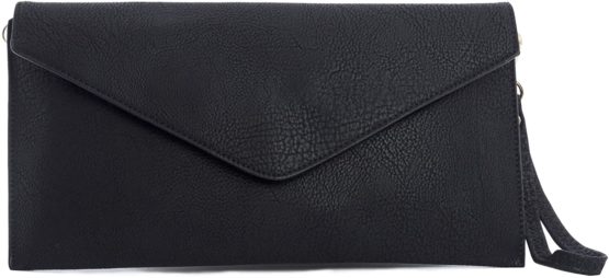 Mabel Women's Wristlets Clutch Bag - Envelope Purse - Faux Leather with Fabric Lining - Idea Prom Wedding Evening Shoulder Bag - Plain yet Trendy - PIPER