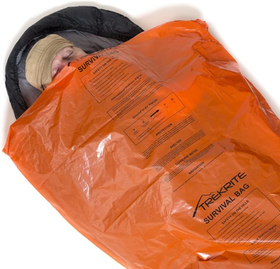 Trekrite High Visibility Emergency Survival Bivi Bag - Orange - Image 3