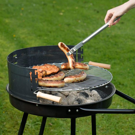 Westmark Barbecue Tongs, Sausage And Serving Tongs With Crimped Gripping Ends, Stainless Steel, Length: 35.4 cm, Silver, 12752270 - Image 4