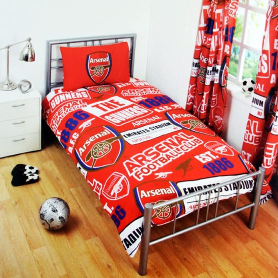 Arsenal Official Single Duvet Set - Multi-Colour