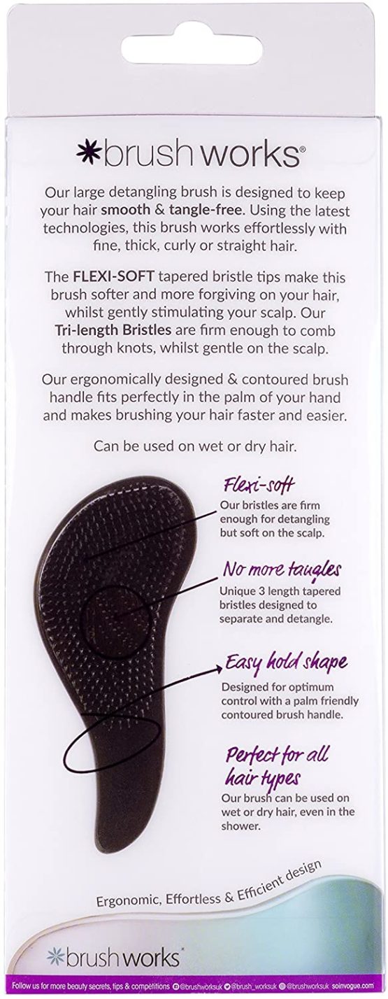 Brushworks HD Detangling Hair Brush - Image 2