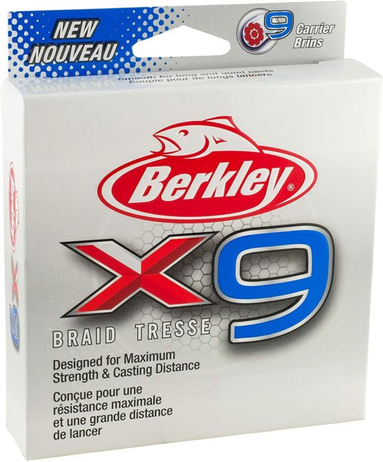 Berkley X9 Lo-Vis Green Braided Fishing Line - Image 2