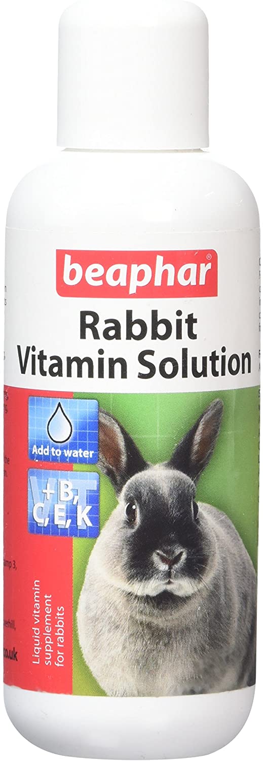 Beaphar Multi Vitamin Solution for Rabbit 100 ml, 100 ml (Pack of 1)