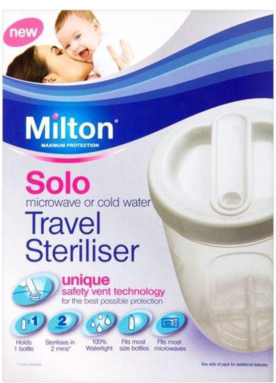 Milton Solo Travel Steriliser (White), 1.25l - Image 2