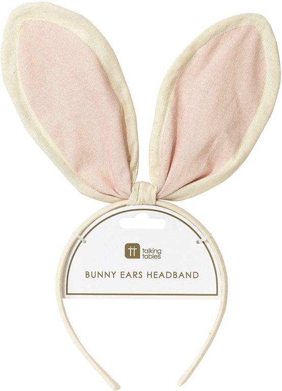 Talking Tables TSBUNNY-BUNNYEARS Truly Bunny Ears Headband, Multicolour