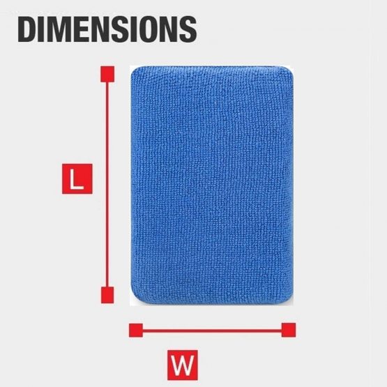 GADLANE Microfibre Absorbent Car Demist Pad Windscreen Mirrors Glass Window Micro Fibre Sponge Cleaning Fog Remover Pads (Pack Of 2) - Image 4