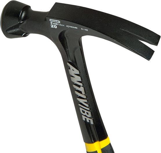 Stanley FMHT1-51278 20oz Fatmax Antivibe Steel Hammer-Rip Claw, Black/Yellow, 570g - Image 3