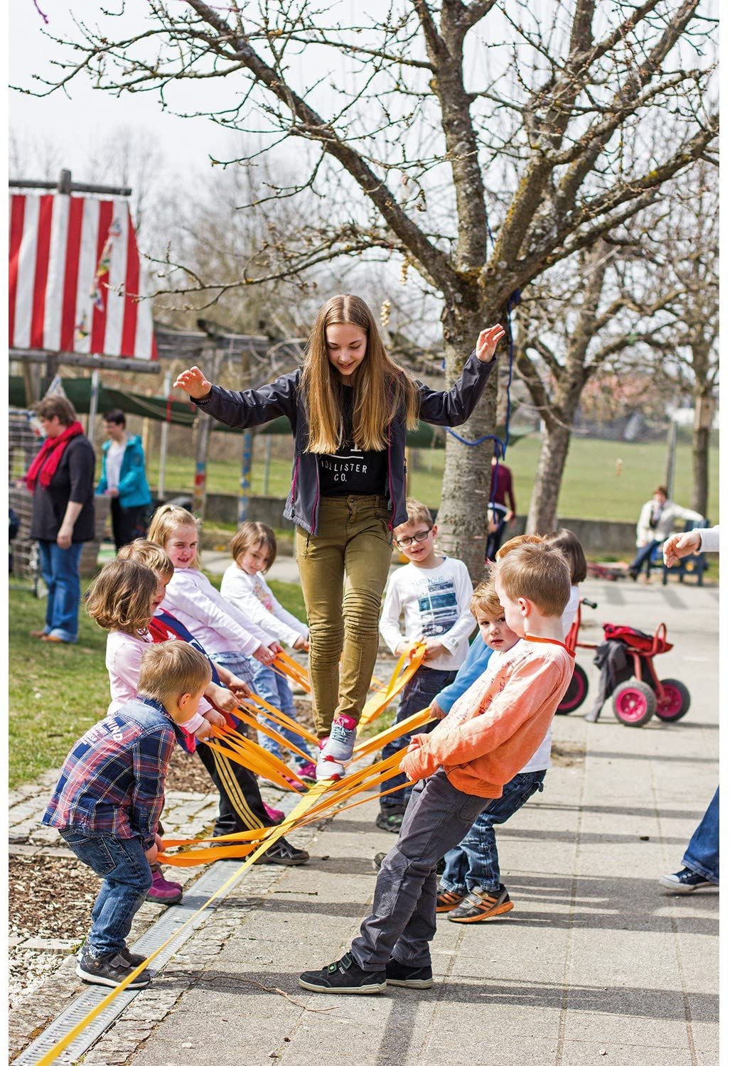 EDUPLAY 170289 Climbing Slacklines, Multi Colour BigaMart