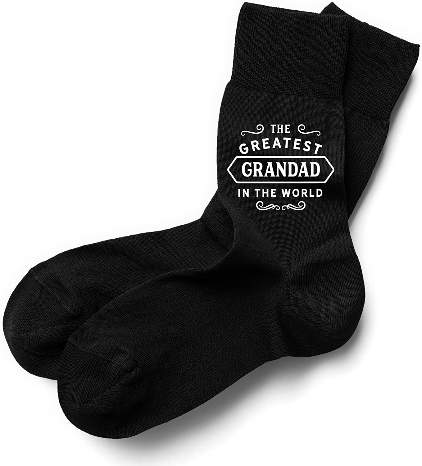 D Design Invent Print! Grandad Black Socks Birthday Gift Present for Men Father's Day Size 6-11