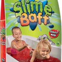 Slime Baff Red, 1 Bath or 6 Play Uses from Zimpli Kids, Turns water into gooey, colourful slime, Christmas Crafts for Children, Xmas Eve Box Fillers