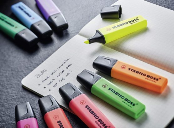 Highlighter - STABILO BOSS ORIGINAL Wallet of 4 Assorted Colours - Image 4