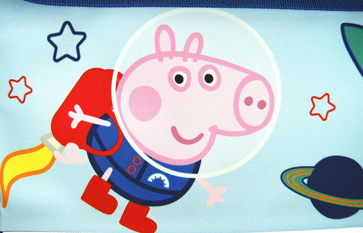 Boys Peppa Pig George Pig Primary School Reading Book Bag, Blue - Image 2