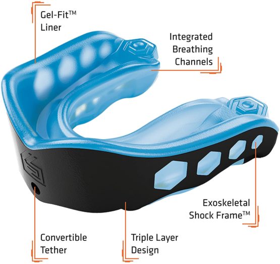 Shock Doctor 6103Y, Youth Gel Max Tooth Protector, Black, (Alter: 10-) - Image 3
