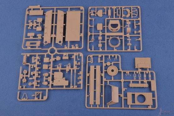 Hobbyboss 80147" Flakpanzer IA with Ammo Trailer Model Kit, 1:35 Scale - Image 4