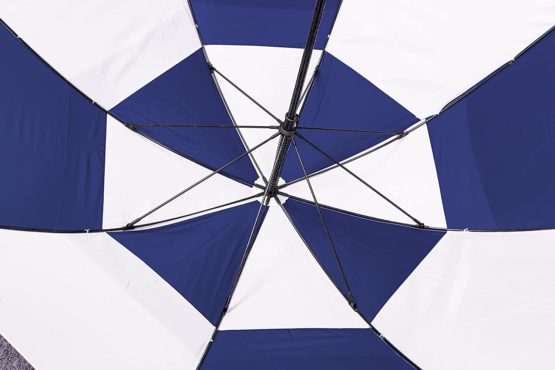 Longridge Deluxe Windproof Umbrella - Navy/White - Image 2