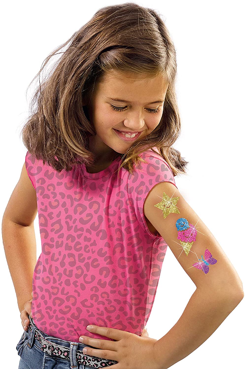 SES Creative 14142 Fashion Glitter Tattoos, Diverse Colours, Small - Image 2