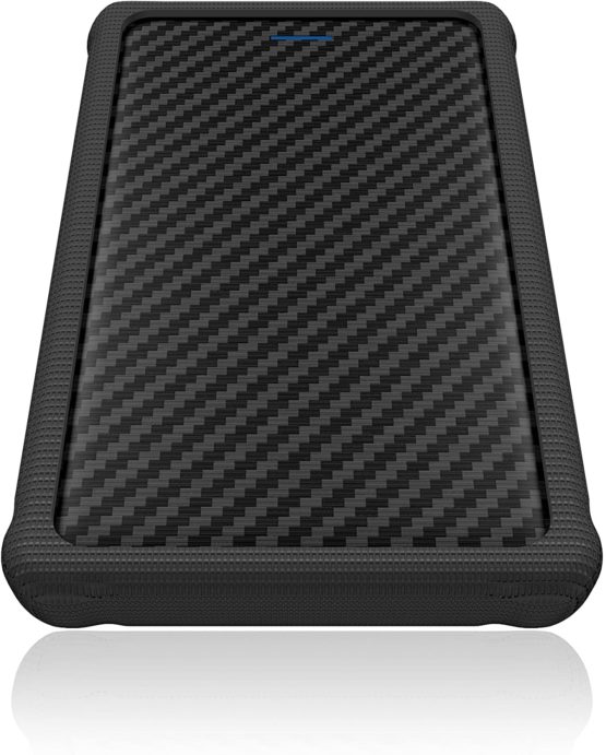 ICY BOX Icybox IB-223U3a-B - External Enclosure for 2.5-Inch SATA HDD/SSD with USB 3.0 Interface and Silicone Protection Sleeve - Image 2