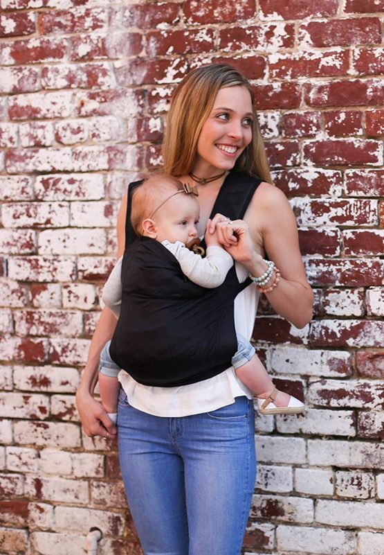 Boba Air Baby Carrier - Black - Breathable mesh Shoulder Straps, Padded Leg Openings for Extended Support and Comfort - Image 2