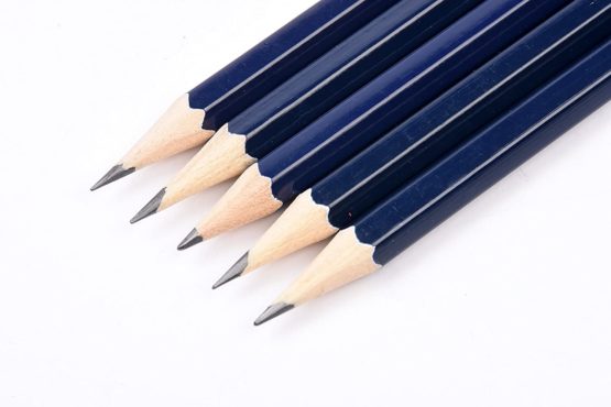 Helix Oxford X10 HB Pencils with Plastic Sharpener and Eraser - Image 3
