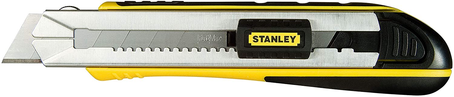 Stanley 010486 FatMax Snap Off Knife 25mm, Yellow, 25 mm