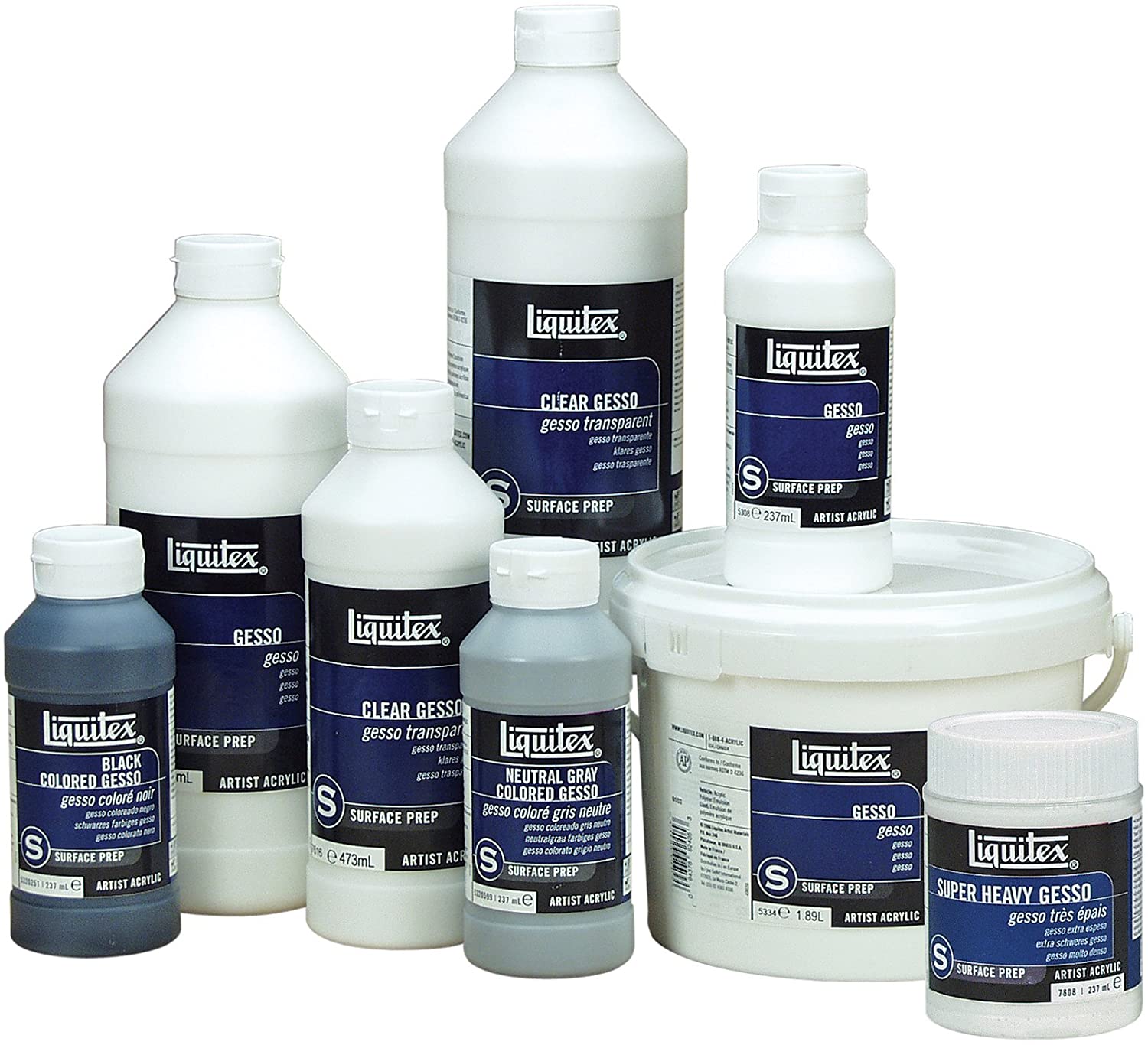 Liquitex Professional Acrylic Medium for Acrylic and Oil Paint White Gesso Surface Prep, 118 ml, 118 ml (Pack of 1) - Image 3