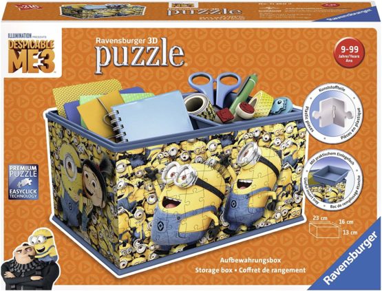 Ravensburger Despicable Me 3 Storage Box, 216pc 3D Jigsaw Puzzle - DM3